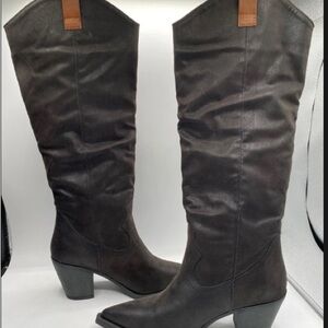 Stylish Black Knee-High Boots